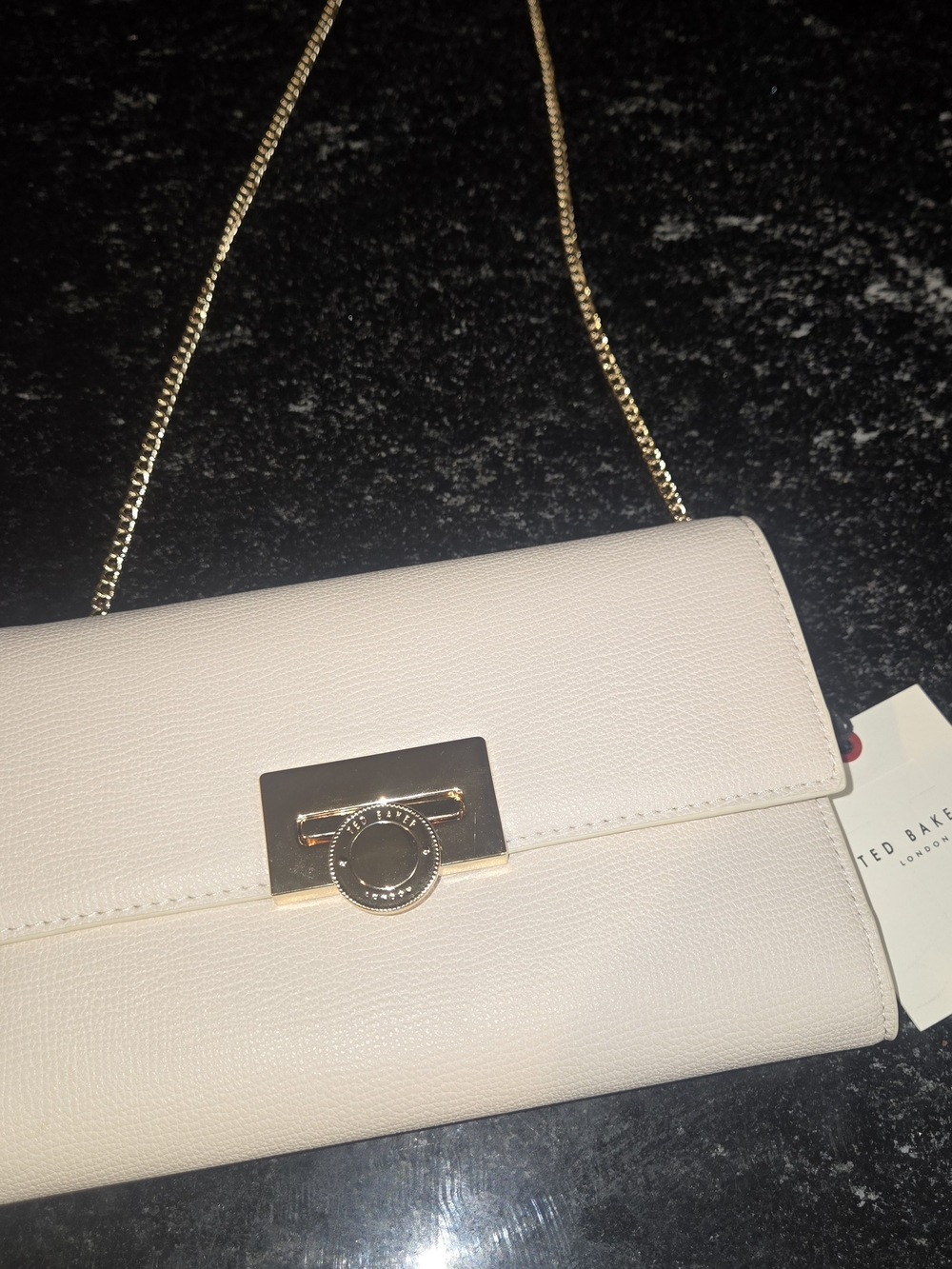 Ted Baker Pale Pink Chain Shoulder Bag